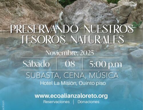 Gala Anual 18ª de Eco-Alianza – Una Noche por el Agua, la Vida y Loreto